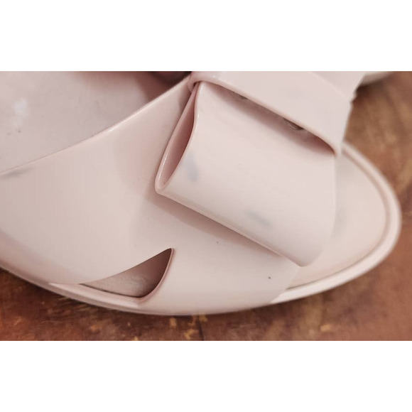 Melissa Classic Blush Pink Nude Peep Toe Classic Classy Jellie Flat Size EU 40 9 - Picture 9 of 15